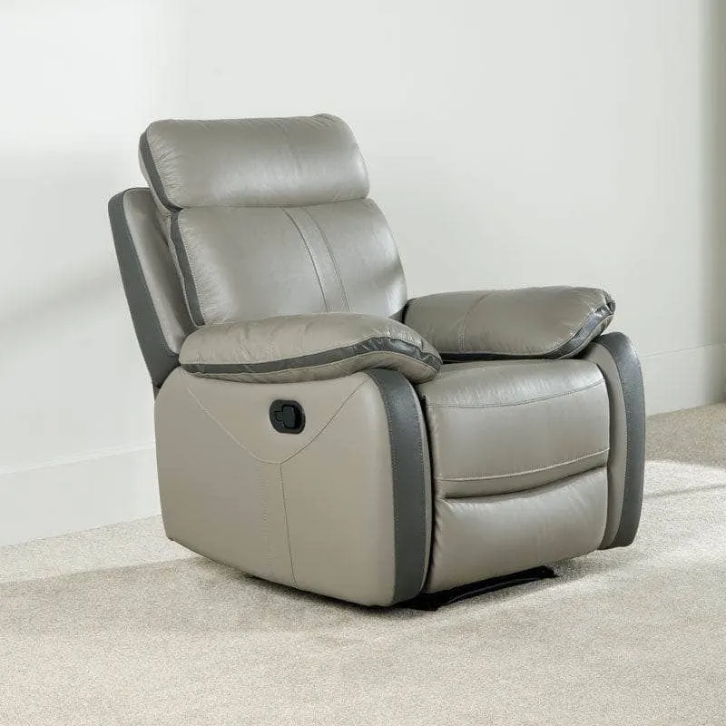 Tivoli Reclining Armchair - Grey