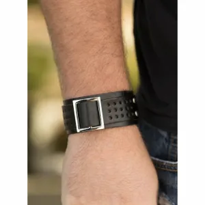 Urban Buckle Leather Bracelet