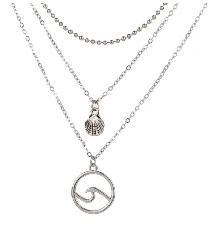 Wave Silver Necklace